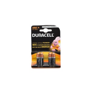 Baterii Alkaline Duracell R3 AAA, 4 buc/set