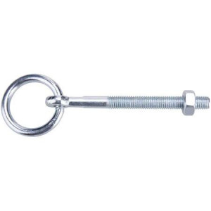 Belciug cu surub metric si piulita ,grosime surub 10mm, lungime surub 80mm - Img 2