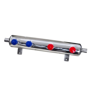 Butelie egalizare 70 KW - separator hidraulic din inox 2 circiute 1" cu izolatie si functie magnetica pentru impuritati - Img 2