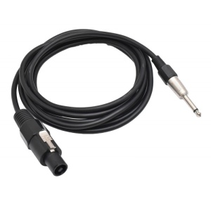 Cablu audio jack 6,3 tata MO - Speakon tata - 6mm / 5m