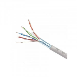 Cablu FTP 8 fire x 0,55mmp Cat 5 , 305m / rol
