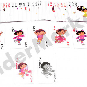 Carti de joc pentru copii - imprimeu Dora the Explorer