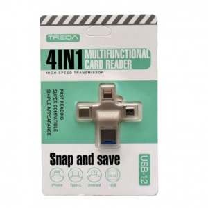 Cititor de Carduri 4 in 1 Multifunctional Transfer Rapid / USB-12 - Img 3