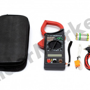 Clampmetru multimetru digital cu sonda de temperatura DT266 - Img 2