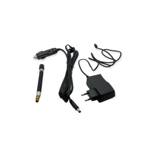 Compresor auto portabil cu lumina ,incarcator ,accesori ,un acumulator- 24v ,furtun -150mm ,manometru cu afisaj, viteza de umflare 30-60L minut ,greutate produs 1100g - Img 3