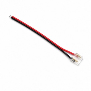 Conector Banda LED COB/SMD Monocolor 10mm 2 Pini cu Cablu 10cm Set 10 Buc YOA/YCA2P10-1 - Img 3