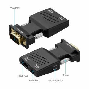 Convertor Video VGA-HDMI + Audio/HDTV 1080P - Img 4