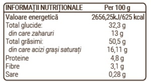Crema cu ciocolata alba si cocos 0,35 Kg - Img 3