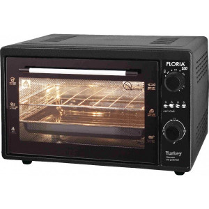 Cuptor electric Floria capacitate 38 litri, putere 1500W, gratar, tava inclusa