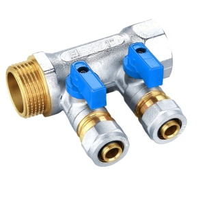 Distribuitor pexal 16mm*3/4"/2cai-albastru