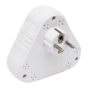 Dublu Stecher Schuko cu 2 USB si 1 Tip C, 2500W, Alb, F203 - Img 2