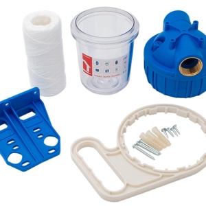 Filtru apa 5" cu cartus bumbac, filet interior 1" - Img 2