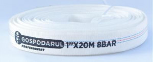 Furtun pompieri - PVC panzat - 1'' - ø 25mm - 8 Bar - tip D - 20m - Img 2