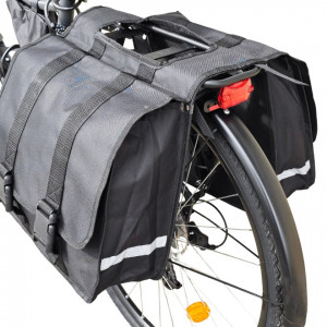 Geanta universala de portbagaj pentru bicicleta, exterior textil - Img 2