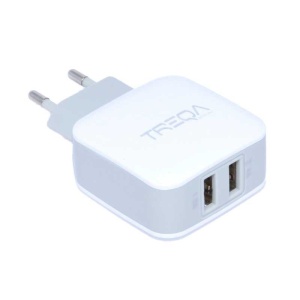 Incarcator retea - 2 x USB / 2,4A TREQA - Img 2