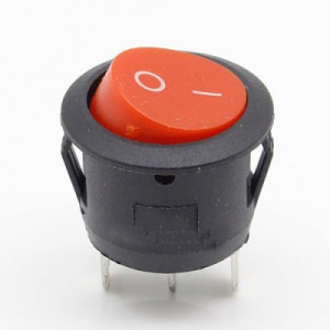 Intrerupator Buton On-Of Rosu