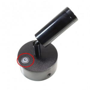 Intrerupator cu senzor touch 13 mm dimabil 12V-2,5A / HST06 - negru - Img 4