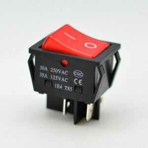 Intrerupator IRS lat 30A rosu KCD4 250V