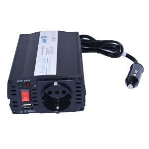 Invertor auto Well 150W, 12V-220V + USB - Img 3