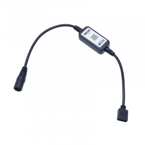Kit banda LED 5050 RGB IP65 5m cu Bluetooth si telecomanda - Img 4