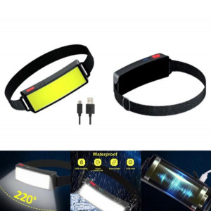 Lanterna de cap cu banda 40 de leduri ,1x cablu alimentareUSB- micro,3 moduri de iluminare , putere 20w - Img 2