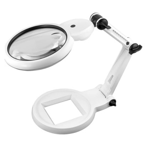 Lupa de marit 4X, 8X cu stativ, lentila 5H si 24 LED / MG3B-1G - Img 2