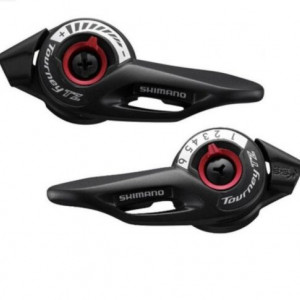 Maneta schimbator Shimano Tourney 6×3 viteze ,stanga neindexata ,cablu 1800mm-2050mm
