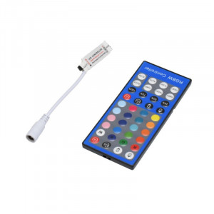 Mini controler LED RGBW + telecomanda IR 40 taste - Img 3