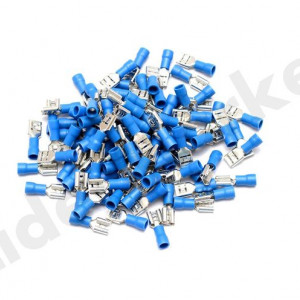 Papuci electrici albastru mama 2.8mm, 100 buc / set