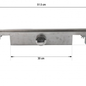 Rigola din inox CUTS 500X53mm - Img 6