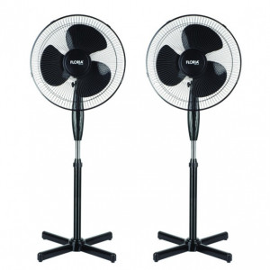 Set 2 bucati ventilator ZLN-3262, negru putere 40W, diametru 40 cm