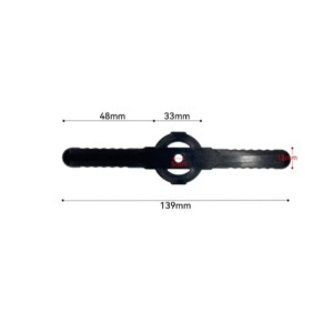 Set 5 lame plastic 13.9 cm + Lama metal 14.5 cm pentru motocoasă - Img 2