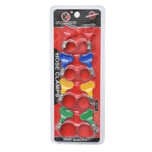 Set 8 Coliere din Inox cu Strangere Rapida tip Fluture pentru Furtun