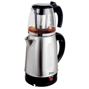Set fierbator electric+ceainic FLORIA ZLN-3581,Inox/Negru Putere 2200W,