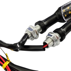 Set semnalizari moto led Mini 6 cu 9 LED-uri SMD - Img 2