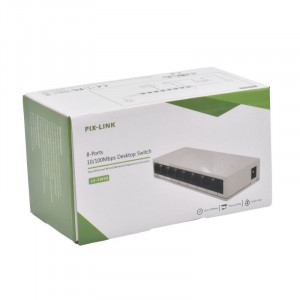 Switch 8 porturi 10/100Mbps Pix Link - Img 2