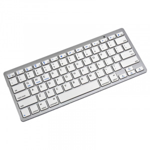 Tastatura Slim Argintie cu Bluetooth WB-8022