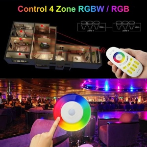 Telecomanda Controller 4 Zone Led RGBW / RGB - 2,4Ghz - Img 2