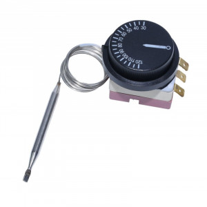 Termostat reglabil 0-120°C cu sonda de inox