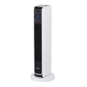 Aeroterma ceramica turn Zilan ZLN2069 Alb, 2200W, Ecran cu atingere, Timer 8H