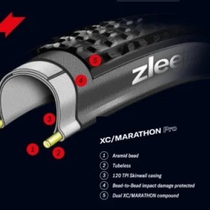 Anvelopa Tubeless Zleen Leopard Pro 29 x 2.25, TPI 120 - Img 2