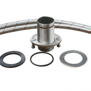 Baterie bucatarie inox pipa arc cu dus - Img 4