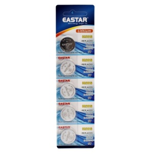 Baterie CR2016 Li-ion 3V Eastar - 5 buc / set