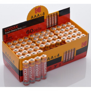 Baterii Kodak R3 AAA Super Heavy Duty - 60 buc / set
