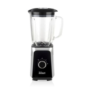Blender ZILAN ZLN-3925 1000W, vas sticla 1.5L, zdrobitor gheata, 2 viteze + pulse, lame inox