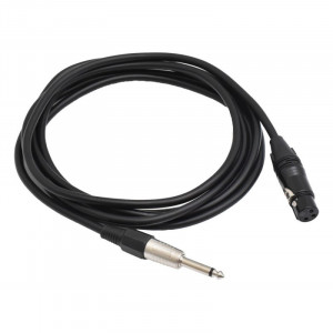 Cablu audio jack 6,3mm tata MO - XLR mama prof - 6mm / 15m
