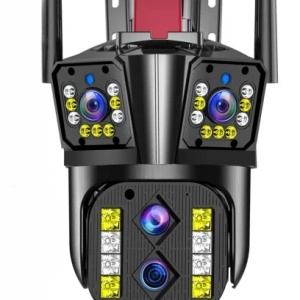 Cameră de Supraveghere Bullet-Dome Linkage Smart, Wi-Fi, IP66, Night Vision, 4 Lentile (model wqq839s-pw-4-qz)