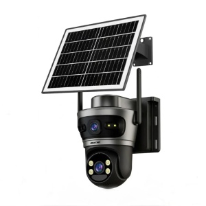 Camera de Supraveghere cu dubla 6MP, 4G, Panou Solar, Jortan, IP66, HD, 1920 x 1080 Pixeli - Negru sau Alb - Img 2