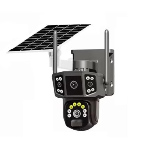 Camera Smart AI Video Supraveghere V380 Pro 4G , panou solar maxi, rezolutie 12MP 6K UltraHD