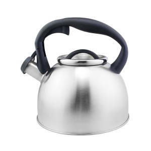 Ceainic din inox cu fluier Floria ZLN1269, Exterior polishat, Compatibil gaz, electric inductie, Capacitate 3L